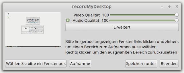 gtk-recordMyDesktop - Linux Mint