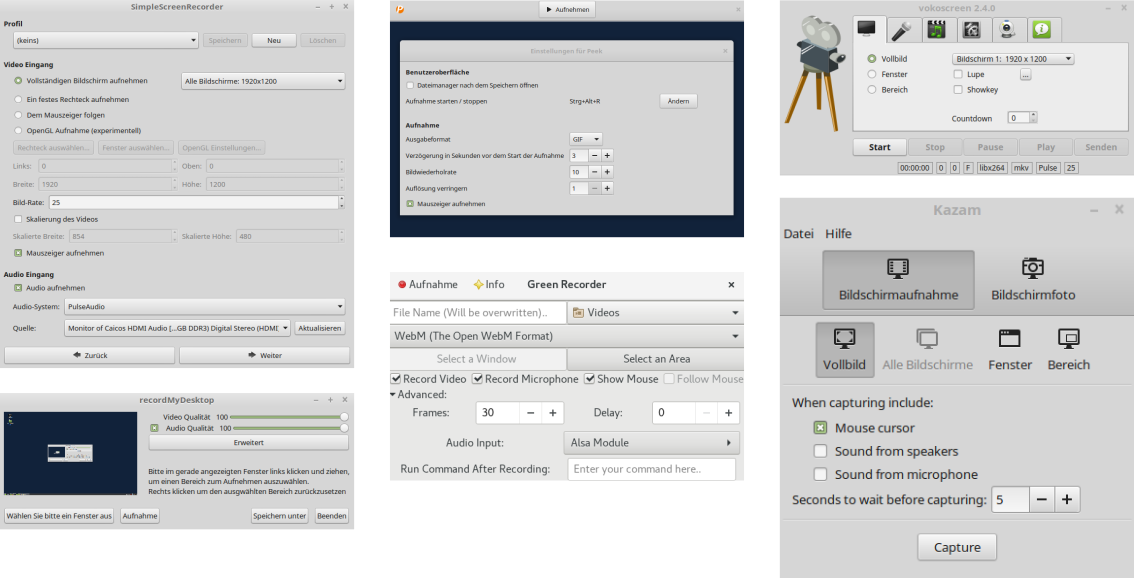 Screencasting-Tools - 6 Beispiele